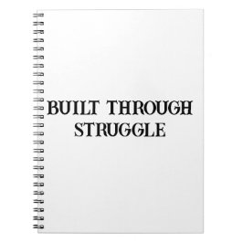 Styrka från kamp - Motiverande Manar Anteckningsbok
