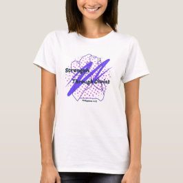 Styrka genom Kristus | Kristna Idrottare | Wom T Shirt