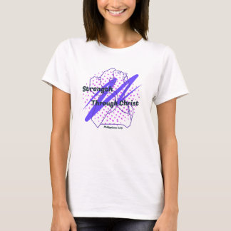 Styrka genom Kristus | Kristna Idrottare | Wom T Shirt