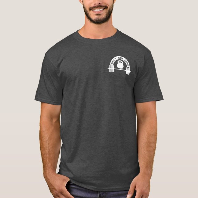 Styrka har ett högre att ämna t shirt (Framsida)