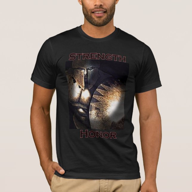Styrka- & hederT-tröja T-shirt (Framsida)