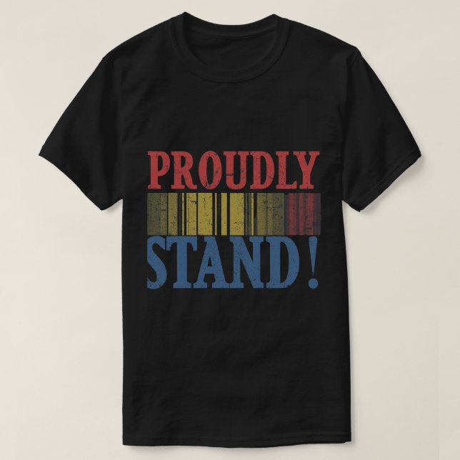 : Styrka i enighet: Vi står stolta över detta T Shirt (Design framsida)