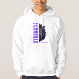 Styrka i Faith Lejon & Kor Emblem Hoodie