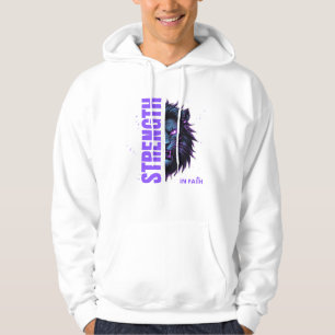 Styrka i Faith Lejon & Kor Emblem Hoodie