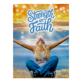 Styrka i Faith Perfect Poster