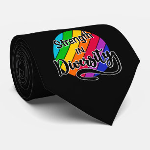 "Styrka i mångfald" - inklusion av regnbåge Slips