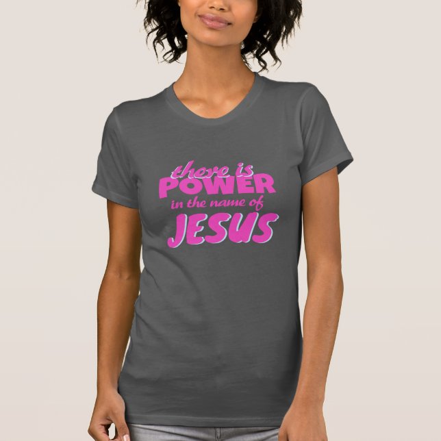 Styrka i namn i Jesus T Shirt (Framsida)
