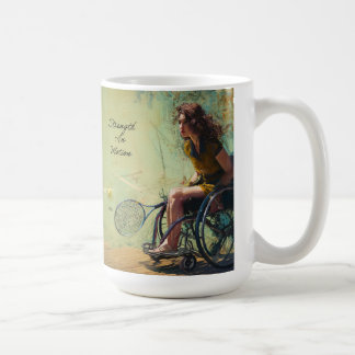 Styrka i Rörelse Inspirerande Rullstolsidrottare Kaffemugg