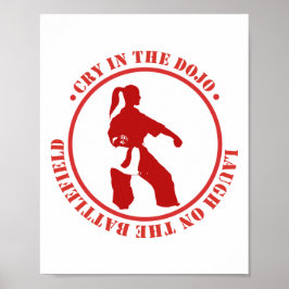 Styrka i servicen: Karatmotivation Poster