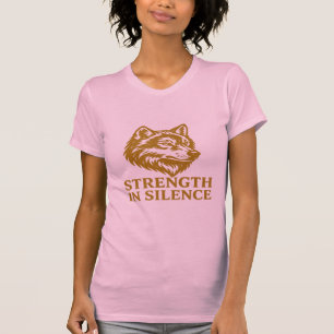 Styrka i tyst Varg T-Shirt - Motivering