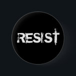 Styrka Knapp<br><div class="desc">Gå med motståndet mot den nuvarande administrationen med dessa protestknappar i vit skrift på svart. Begär att din röst ska höras. Ring er kongressledamot,  marschera för lika höger och sluta inte tro att framsteg och hopp kommer att segra.</div>