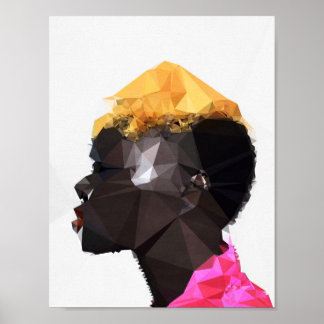 Styrka - Kubistika av Boris Draschoff Poster