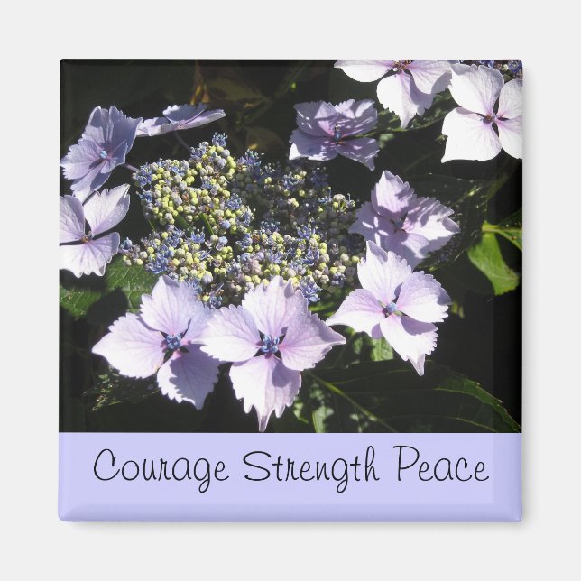 Styrka - Mauve Hydrangeor Magnet (Framsidan)