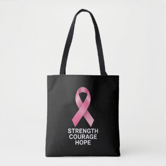 Styrka Mod Hopp – Cancer Medvetenhet Överlevare Tygkasse