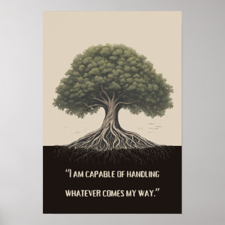 Styrka mot angrepp poster