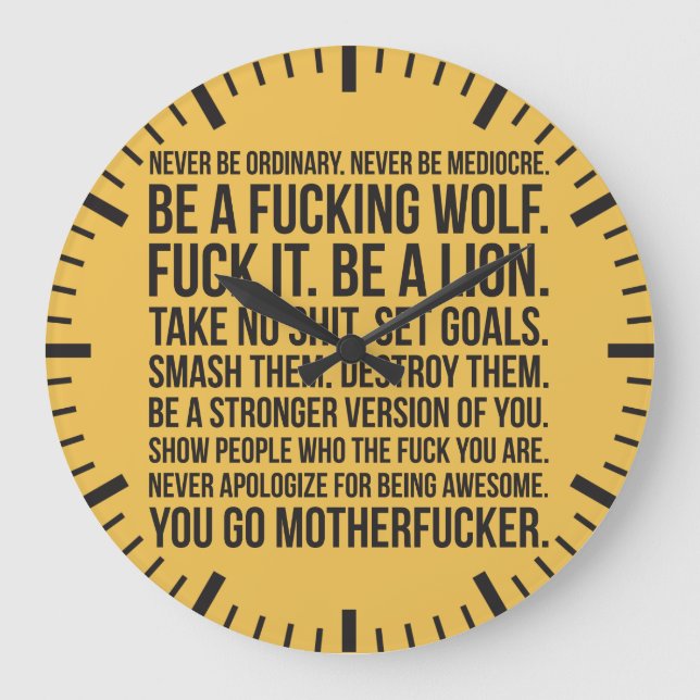 Styrka motivation - får aldrig vara vanlig sjöfart stor klocka (Framsida)