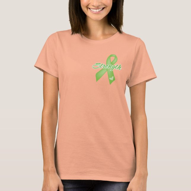 Styrka - NonHodgkins Lymphoma T Shirt (Framsida)