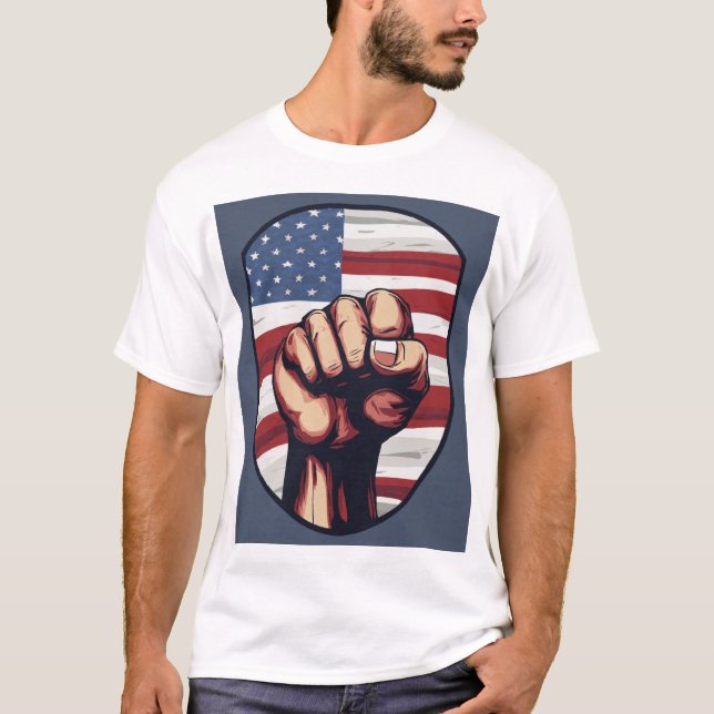 "Styrka och enhet: Ström inom "T-Shirt" T Shirt (Framsida)