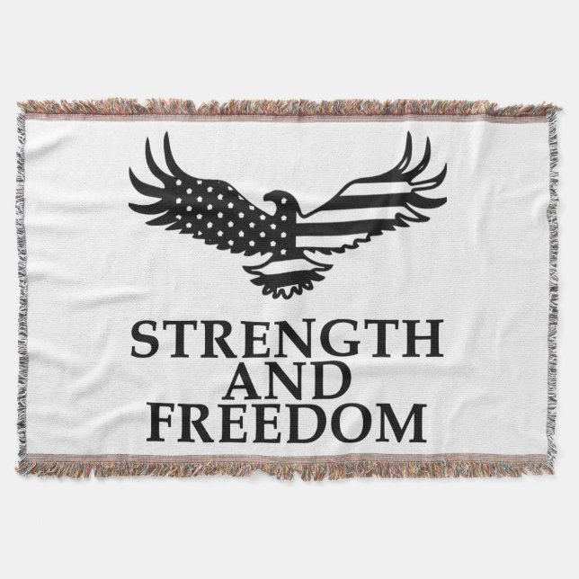 Styrka och frihet filt (Framsidan)