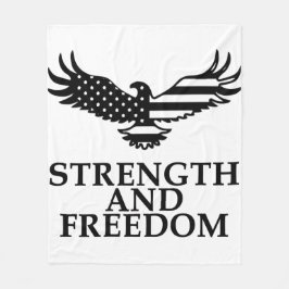 Styrka och frihet fleecefilt