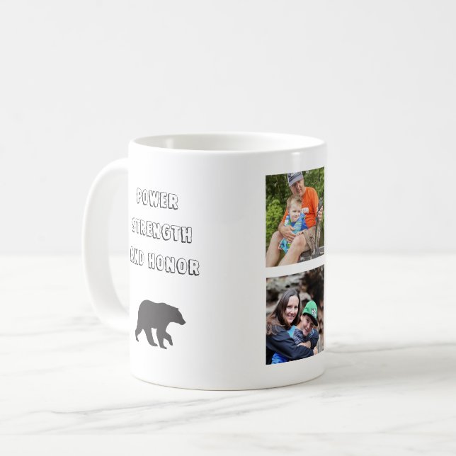 Styrka och heder son kaffemugg (Framsida vänster)