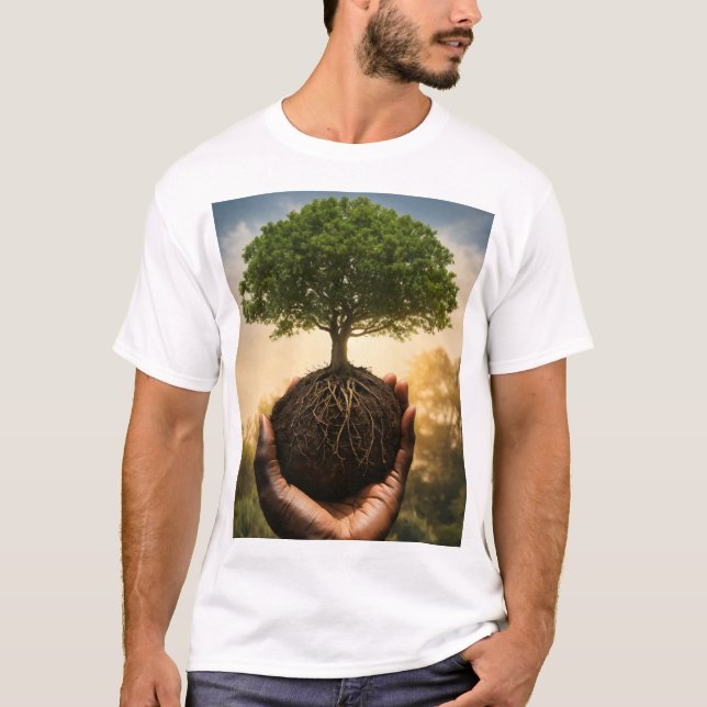 Styrka och kubiskt harmoni. t shirt (Framsida)