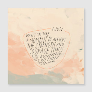 Styrka och mod att uppmuntra offert för vänner