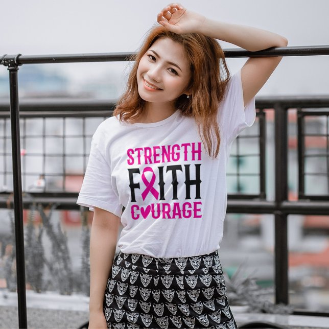 Styrka och mod t shirt (Skapare uppladdad)