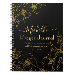 Styrka och Sång Prayer Journal Anteckningsbok