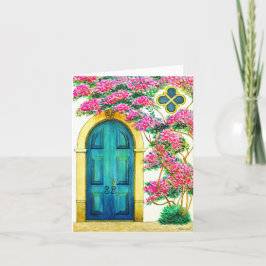 Styrka och Skönhet - Antik dörröppning Helgkort