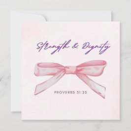 Styrka och värdighet kort / Coquette vykort