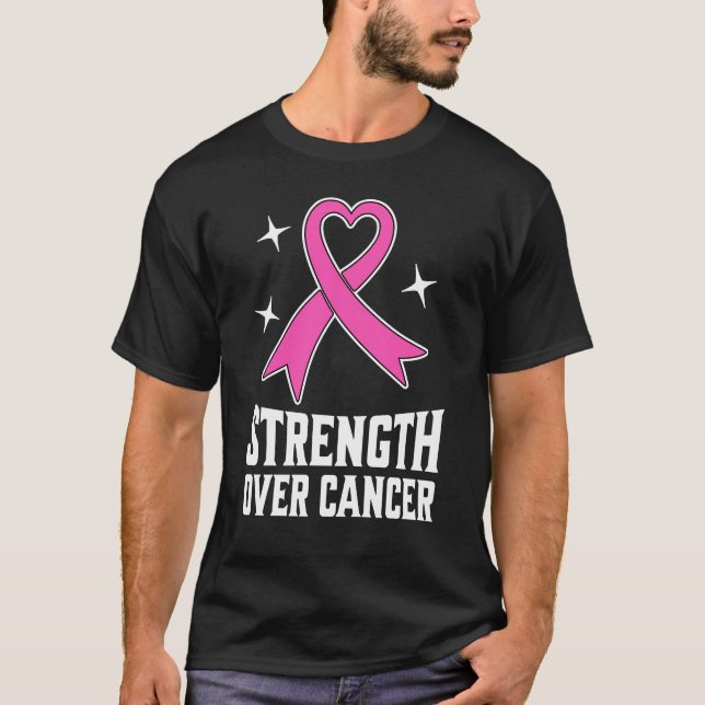 Styrka Över Cancer T Shirt (Framsida)
