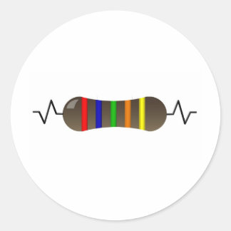 Styrka Runt Klistermärke