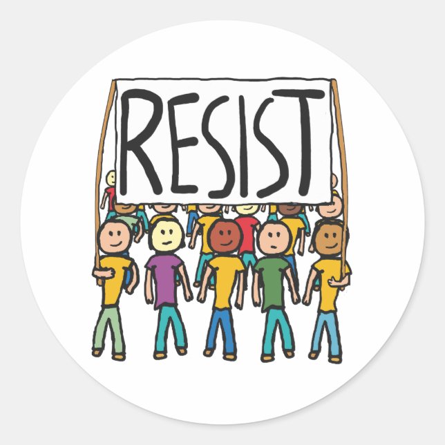 Styrka Runt Klistermärke (Framsida)