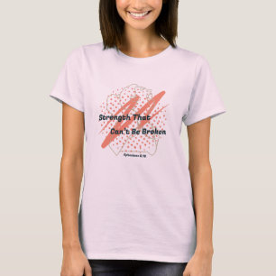 Styrka som inte kan brytas   Kristna Idrottare T Shirt
