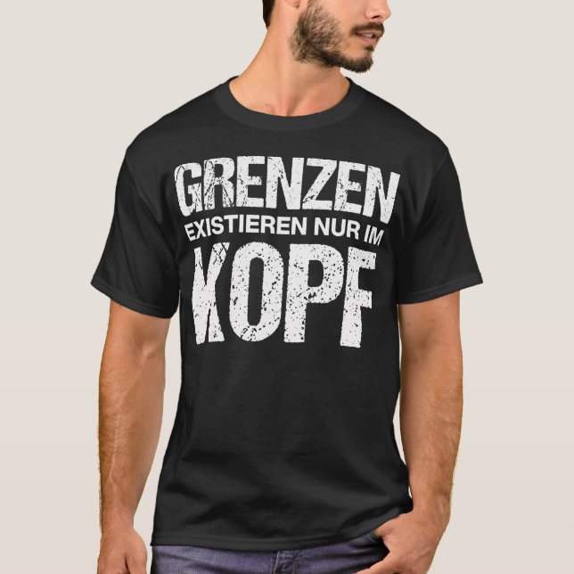 Styrka sportgränser i "Head Gym Workout" T Shirt (Framsida)