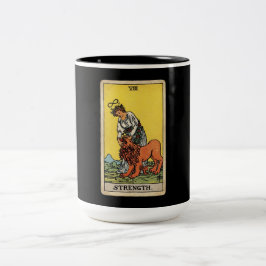 Styrka Tarot Två-Tonad Mugg