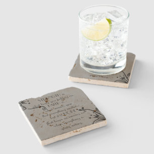 Styrka, tro och hopp stenunderlägg