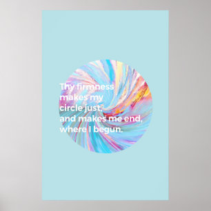 Styrka - Turkos Poster