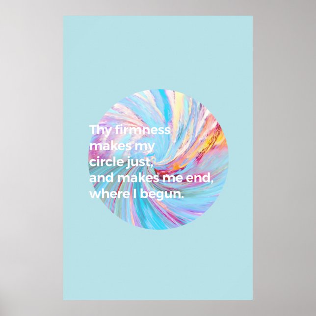 Styrka - Turkos Poster (Framsidan)