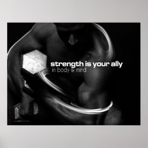 Styrka utskrift poster