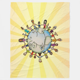 Styrkafält för bra global säkerhetsfilt fleecefilt