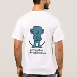Styrkan är en obrytbar Lugn- Motiv T-shirt