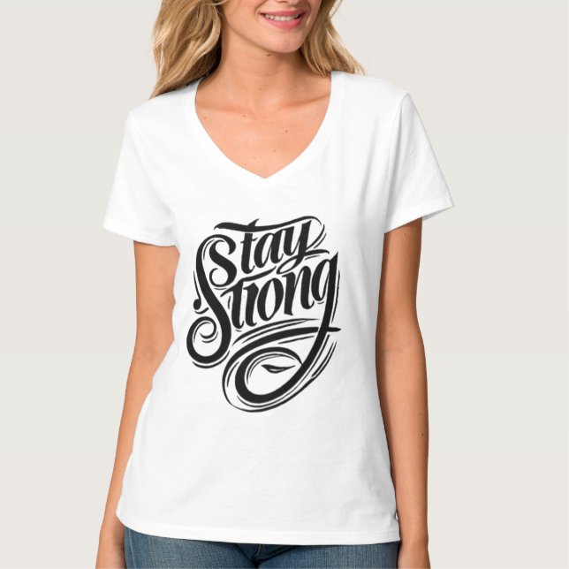 Styrkan börjar inom hållfastheten T-Shirt (Framsida)