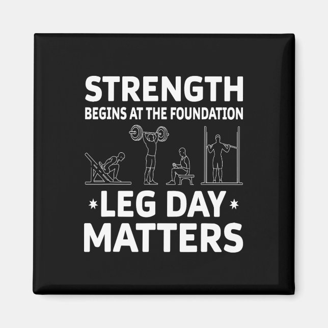 Styrkan börjar vid problem med stiftelsens leg Day Magnet (Framsidan)