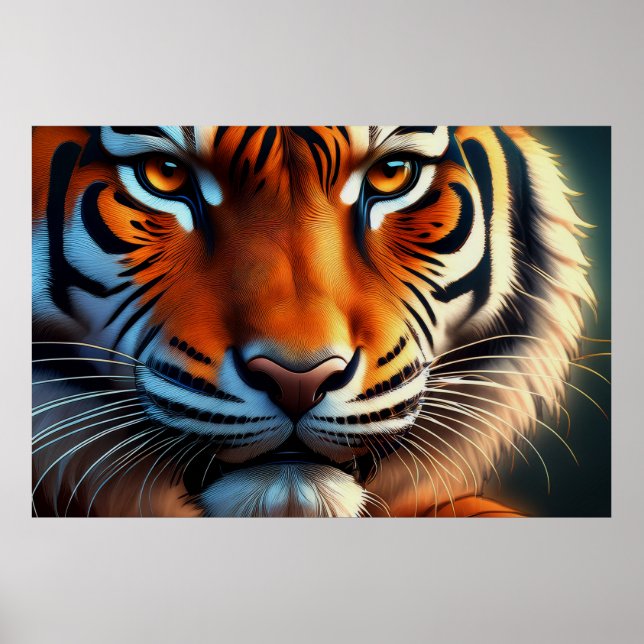 Styrkan hos en tiger  poster (Framsidan)