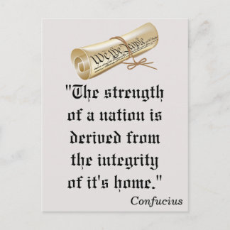 Styrkan i en nation, demokraterna röstar! Vykort