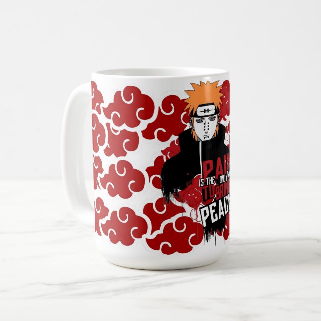 ☕ Styrkans väg-mugg – Anime-inspirerad keramisk ka Kaffemugg (Framsida vänster)