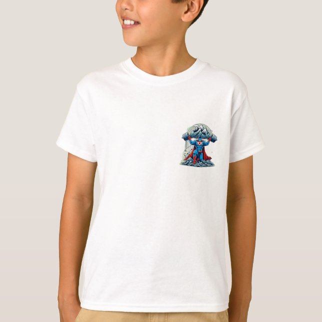 styrkemått" eller "Hiss Heavy, Dream Big". T Shirt (Framsida)
