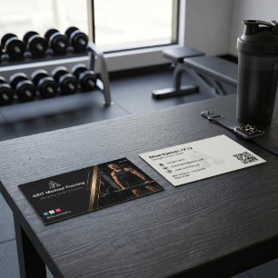 Styrketränare Lyxig Fitness Visitkort